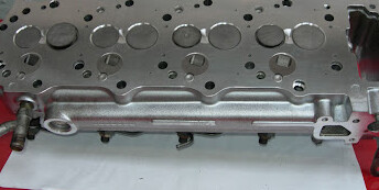 Machined cylinder head